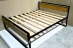 Steel bed 160 cm - سرير 160 سم